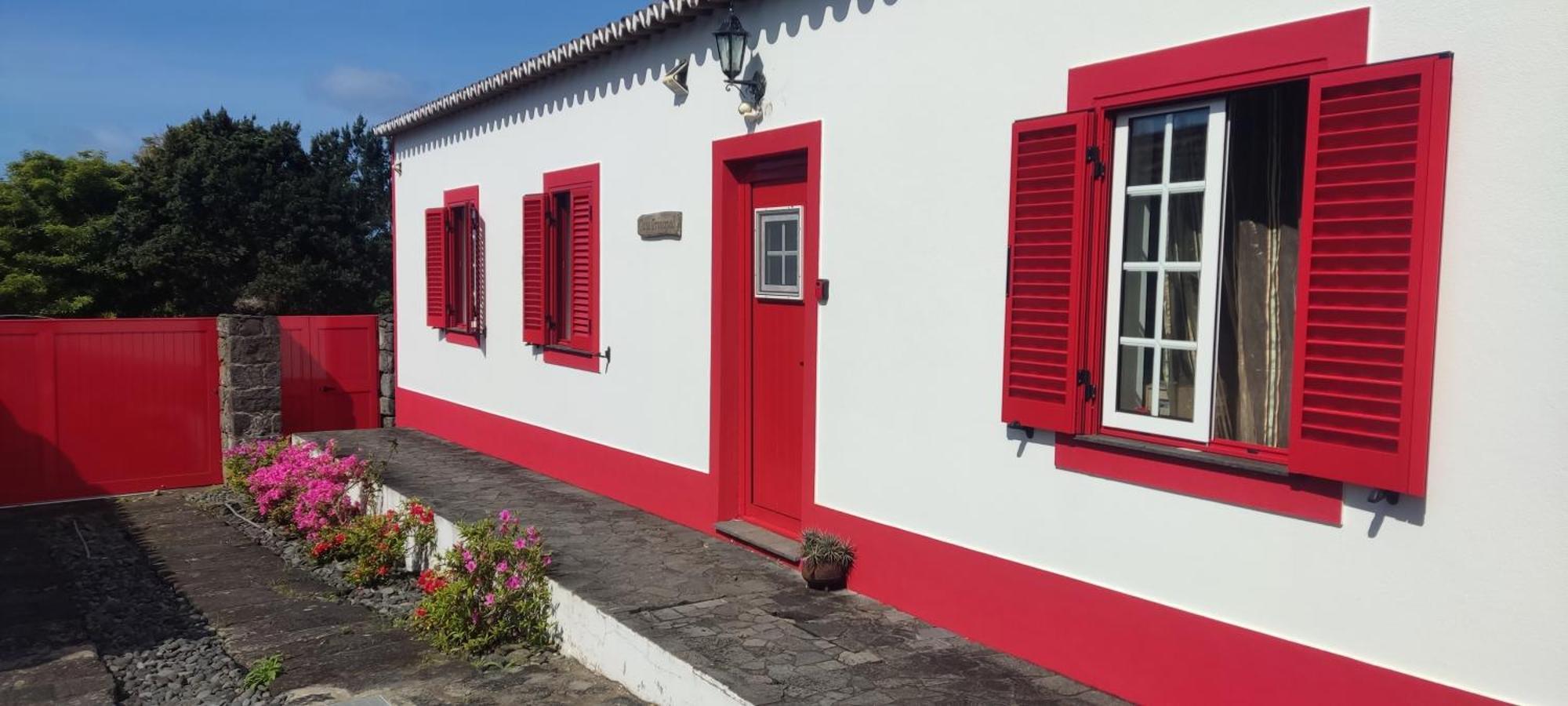 Hostal Casal Do Vulcao Capelo Exterior foto